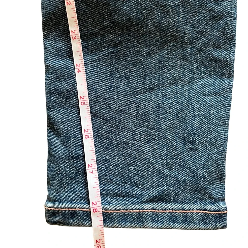 True Religion Jennie Curvy Super Skinny Jeans Pink Stitch Neptune Wash 500708 28